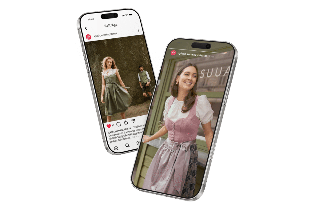 Screenshots von Social Media Postings